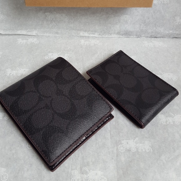 COACH COMPACT ID WALLET - Picture 3 of 5